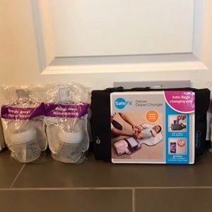 Avent Bottles And Diaper Changer